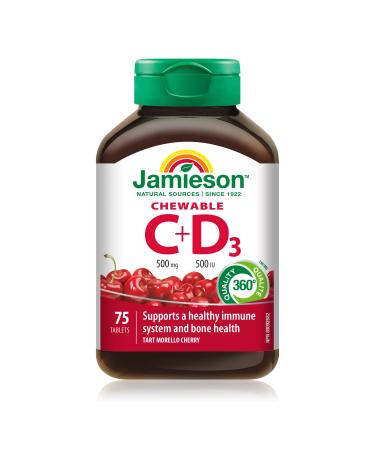Jamieson Vitamin C + D Chewable 75 tabs' for ASIN 'B00CP7Q59Q