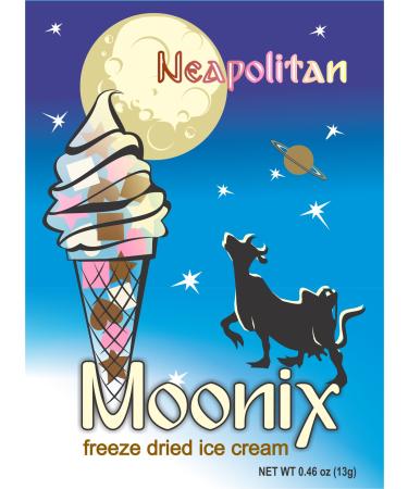 Moonix Freeze Dried Ice Cream (Neapolitan) Neopolitan