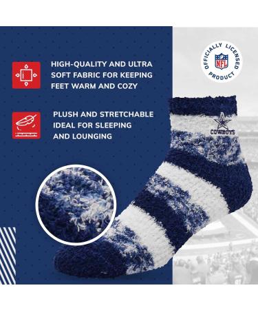 NFL Dallas Cowboys Women's Cozy Soft Sleep Socks - Navy | One Size - Buy Online on GoSupps.com