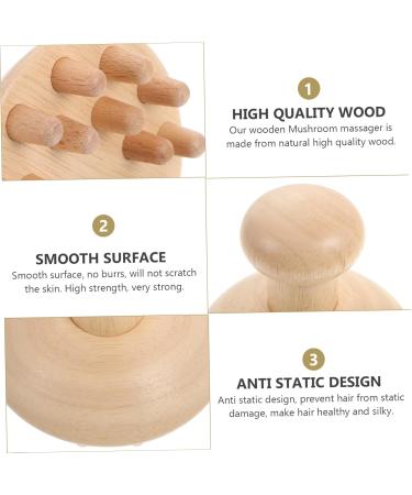 SkiSuno Wooden Massage Comb & Gua Sha Tool | Neck & Hand Massage Device | International Shipping - Buy Online on GoSupps.com