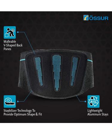  ssur Formfit Pro Back Support | Advanced Lumbar Brace for Pain Relief & Spinal Health | Premium Comfort & Posture Correction (X-Large - Buy Online on GoSupps.com