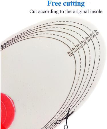 Orthotic Insoles for Women Arch Support Insoles for Men Plantar Fasciitis Insoles Arch Support Shoe Boot Flat Feet Insert Orthotic Feet Heel Pain Shock Absorption Comfortable Insoles Large EU 40-46 - Buy Online on GoSupps.com