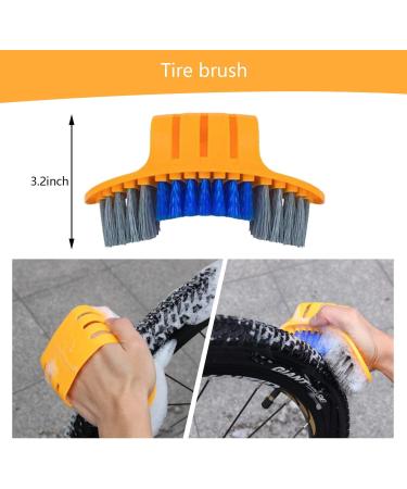 FVILIPUS Bike Cleaning Tools Set - 8 Piece Kit for Mountain, Road, Hybrid, BMX, and Folding Bikes - Buy Online on GoSupps.com