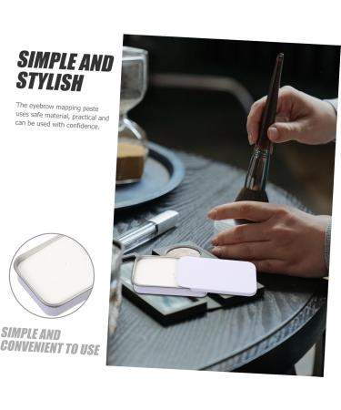 MAGICLULU Eyebrow Mapping Cream Position Practice Brow Makeup Tool Women Paste 1 count (Pack of 1) White - Buy Online on GoSupps.com