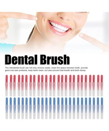 50pcs Dental Floss Brush Set - Interdental Brushes & Dental Tools for Optimal Oral Hygiene - Buy Online on GoSupps.com
