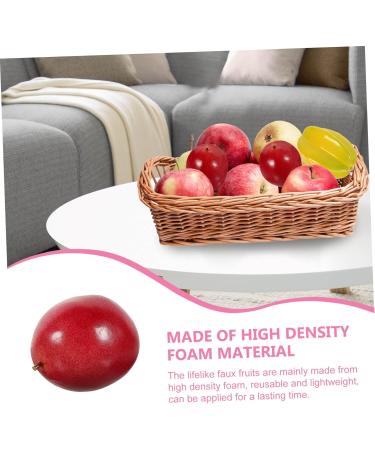 ORFOFE 6pcs Home Decor Fruits Aesthetic Room Decor Fruit Theme Party Decorations Foam Fruit Figurines Photo Accessory Fake Fruit Passion Fruit Red Delicious high Density Foam - Buy Online on GoSupps.com