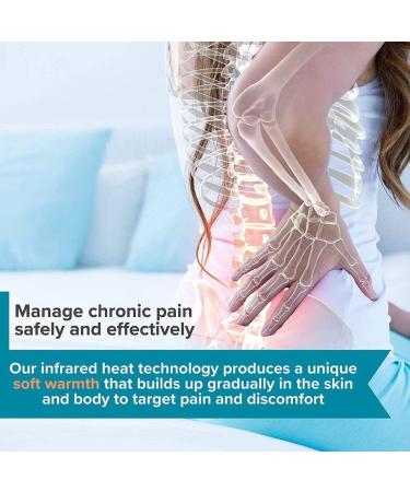 Shop Natural Jade Heating Pillows - Infrared Muscle & Joint Relief | 45x45 cm Electric Physiotherapy Comfort - Buy Online on GoSupps.com