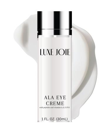 LuxeJoie ALA EYE CR ME 1oz Matrixyl Anti-Aging Moisturizer Hyaluronic Acid Matrixyl Peptides Moisturizing Eye Cream