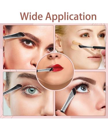RMISODO 2 Pcs Angled Eyeliner Brush Set - Professional Slanted Eye Shadow Brushes for Precise Gel Eyeliner Application - Buy Online on GoSupps.com