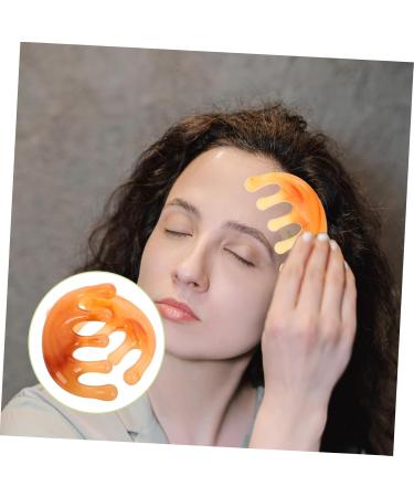 Happyyami 2 Pi ces Peigne M ridien Peigne De Massage De T te Outil De Massage Du Cuir Chevelu Peigne Grattoir Cuir Chevelu Peigne De Massage Des Cheveux Peigne Guasha R sine Caf  - Buy Online on GoSupps.com