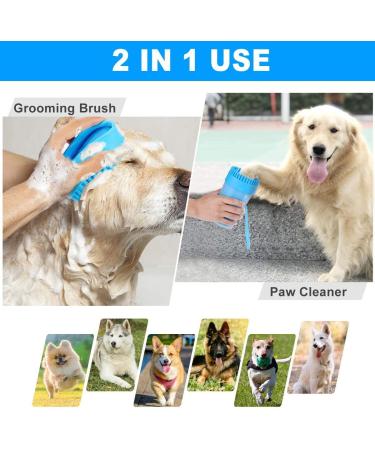 CHOOSEEN Large Dog Paw Cleaner - 2 in 1 Grooming Supplies for Paw Washing (No.D941034) - Buy Online on GoSupps.com