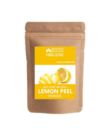 Organic Lemon Peel Powder 100% Pure Natural 300 Gram / 10.58 oz 10.58 Ounce (Pack of 1)