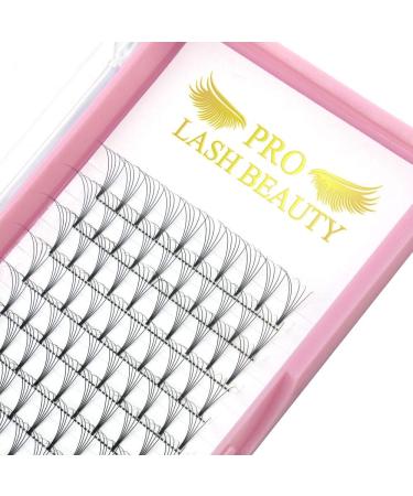 Pre Made Fan Eyelash Extensions 5D-C-0.10-16mm Short Stem Premade Fans Eyelash Extension Pre Fanned Russian Volume Lashes 0.07 0.10 Lash Extensions (5D-C-0.10-16) 16 mm 5D-C-0.10
