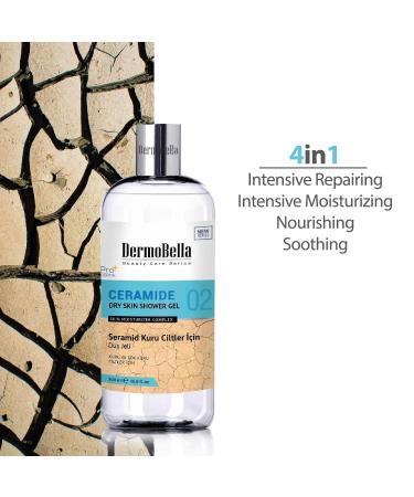 Dermobella Ceramide Dry Skin Shower Gel 500 Ml - Buy Online on GoSupps.com