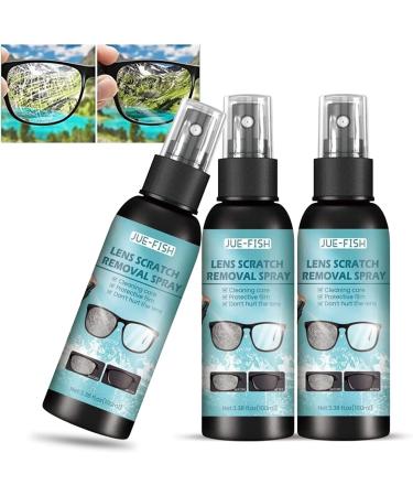 Apcvm 2023 New Lens Scratch Remover 3PC - Glasses Cleaner Spray for Sunglasses & Screen - Repair Lens Glass Grinding Tool - Buy Online on GoSupps.com