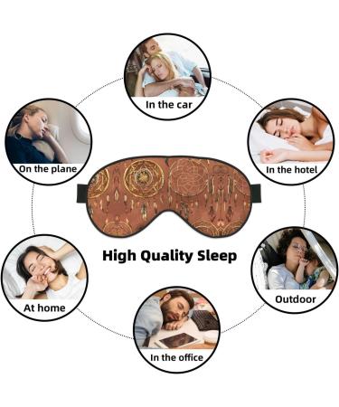 SSIMOO Double-Sided Feather Print Eye Mask | Soft Light Blocking Eye Mask for Enhanced Sleep Quality | International Shipping Available - Buy Online on GoSupps.com