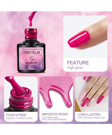 40pcs Gel Nail Polish Set Christmas 38pcs Gel Polish with Base and Top Coat Fall Winter Colors Pink Red Nude Glitter Gel Polish Soak Off U V LED Gel Polish Nail Art Manicure Starter Kit Gifts for Women Kit-1 - Buy Online on GoSupps.com