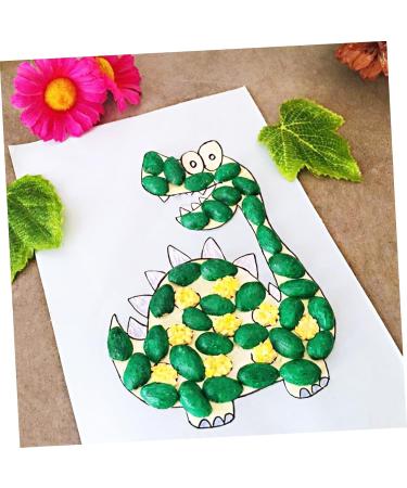 NUOBESTY 1 Pistachio Shell Decorative Painting Diy Materials Kids Crafts Material Child Supplies Artificial As Shown 2X1.2CM - Buy Online on GoSupps.com