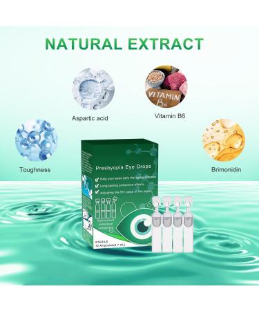 Optivipro Presbyopia Eye Drops - Vision Recovery & Dry Eye Care Drops (10 Pcs) | International Shipping Available - Buy Online on GoSupps.com