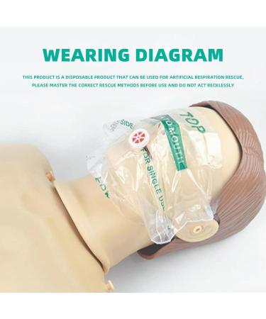 First Aid Ventilation Mask Set - 4 Key Ring Masks Breathing Barriers CPR Pocket Mask for Adults & Children - Buy Online on GoSupps.com