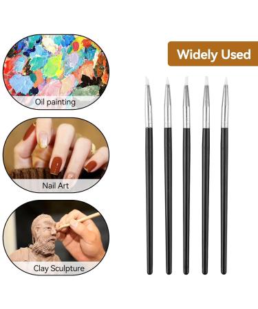 5 Pieces Shaper Silicone Pen Set | Soft Modelling Brush & Clay Tools for Shaping | Ideal for Crafts & Art Projects - Buy Online on GoSupps.com