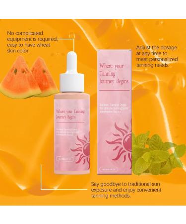 G n rique 2025 Sunless Tanning Drops Sunless Tanning Groches Naturally Increase Melanin For All Skin Types And Tones 60ml (1PCS) - Buy Online on GoSupps.com