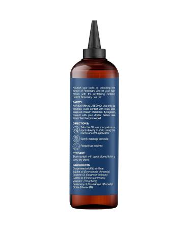 Botanic Hearth 100% Pure Rosemary Oil for Hair Growth - Biotin Infused Jojoba & Castor Oil | Nourishing Hair Treatment 6.7 fl oz | Non-GMO - Buy Online on GoSupps.com