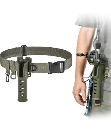 Fishing Waist Belt Rod Holder | Wading Belt Gear | Outdoor Bait Fish Essential Tool (Army-Green) - Buy Online on GoSupps.com