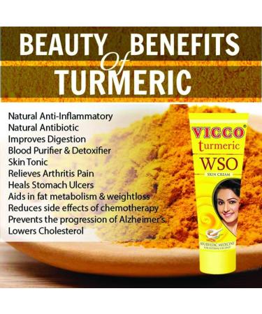Buy Vicco Turmeric WSO 60g - Natural Skin Care for Healthy Glow | International Shipping Available - Buy Online on GoSupps.com
