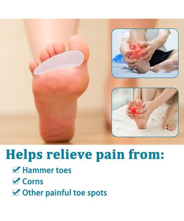 Roinaaid Hammer Toe Correction - 6 Pairs of Cushions & Gentle Relief for Claw Toes - Buy Online on GoSupps.com