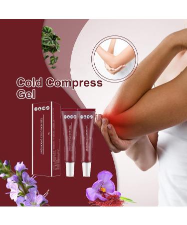 PawwJoy Jingukang Cold Compression Gel for Muscle and Joints Cold Compress Gel for Soothes Knees Lumbar Neck Hands and Feet (2) - Buy Online on GoSupps.com