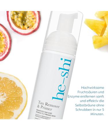 HE-Shi Tanning Remover & Primer | Remove Artificial Browning in 5 Minutes | Vegan Aloe Vera Formula (150ml) - Buy Online on GoSupps.com