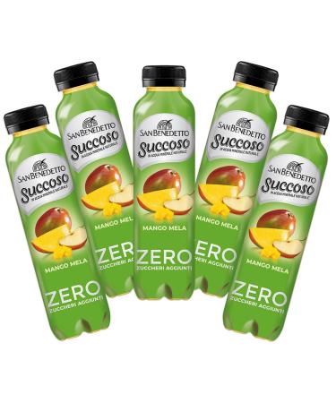 CAIYA 5X Saint Benedict Juicy Zero Mango and Apple Fruit Taste Drink 400ml 5 Bottles - Summer Drink 2023