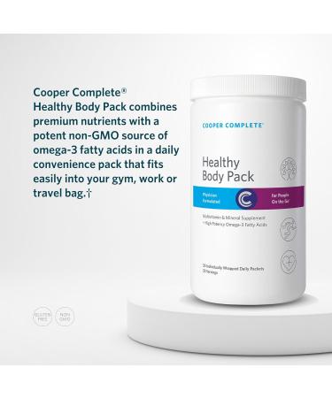 Cooper Complete - Healthy Body Pack - Daily Vitamin Pack with Multivitamin & Omega-3 Fish Oil - 30 Day Supply Pack of 1 1 EA - Buy Online on GoSupps.com