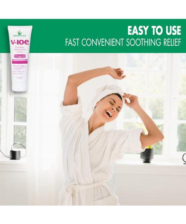 V-loe 4 oz - Soothing & Hydrating Vulva Care for Sensitive Skin | Non-Estrogen Non-Prescription Vaginal Comfort - Buy Online on GoSupps.com