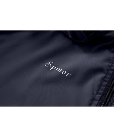 Spmor Men's X-Large Navy Waterproof Windbreaker Jacket - Lightweight & Packable - Buy Online on GoSupps.com