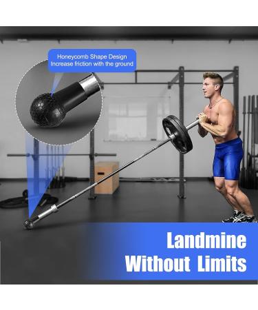 HXD-ERGO Landmine Attachment for Barbell  Turn Any Surface into a Barbell Landmine Exercise - Press  Row  Spin  Split Squats  Natural Rubber Barbell Landmine Attachments  Fits 2'' Olympic Bars - Buy Online on GoSupps.com