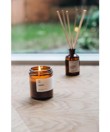 OCT Amber Scented Candle | 250ml Soy Wax with Natural Essential Oils - Premium International Shipping - Buy Online on GoSupps.com