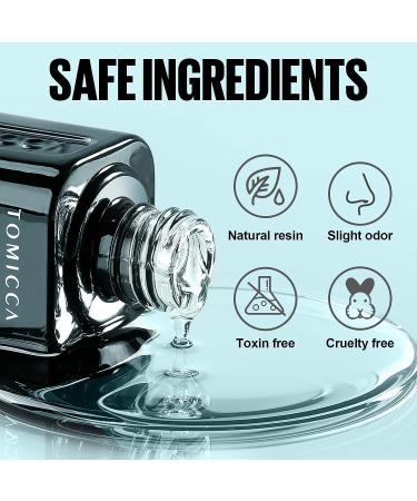 TOMICCA Gel Base and Top Coat Set - Matte and Glossy No Wipe Finish for Nail Art - 15ML 3 PCS - Buy Online on GoSupps.com