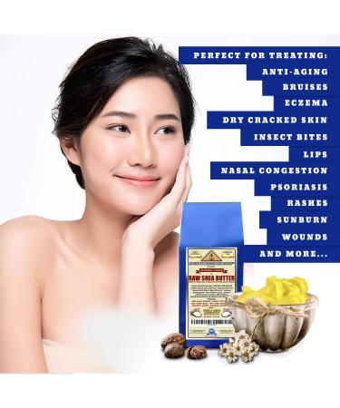 Ancient Health Remedies Organic Unrefined Raw AFRICAN YELLOW SHEA BUTTER 1 LB (16 oz) BLOCK Grade A for Anti Aging Dry Skin Base for DIY Body Butter Beauty Skin Moisturizer & Hand Cream (GHANA) - Buy Online on GoSupps.com