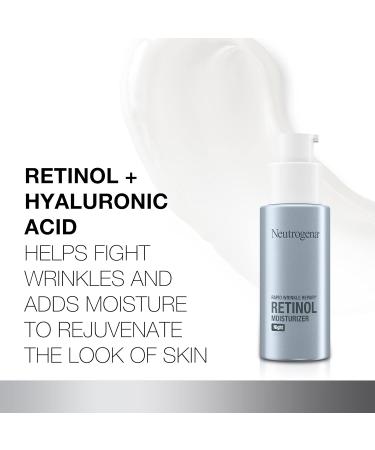 Neutrogena Rapid Wrinkle Repair Retinol Face Moisturizer Night Cream Anti-Aging Face Cream with Retinol & Hyaluronic Acid 1 fl. oz + Trial Size Hydro Boost Facial Cleanser 0.5 fl. oz - Buy Online on GoSupps.com