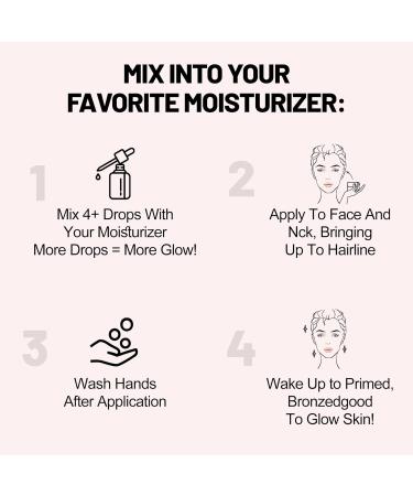 Face Tanning Drops - 14-Day Long-Lasting Self Tanner with Natural Ingredients | Quick Bronzing Drops for a Flawless Glow - Buy Online on GoSupps.com
