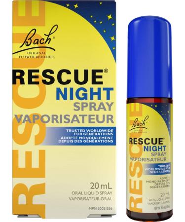 Rescue Remedy Bach RESCUE PASTILLES Black Currant Flavour Lozenges Natural Flower Essence & RESCUE NIGHT Spray Natural Flower Essence Vegan Gluten and Sugar-Free Vanilla 20mL - Buy Online on GoSupps.com