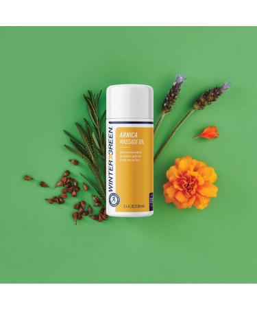 Wintergreen Arnica Massage Oil 500ml - Soothing Pain Relief | International Shipping - Buy Online on GoSupps.com