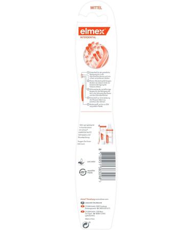 Elmex Interdental Toothbrush Medium - 1 Piece for Deep Cleaning of Interdental Spaces | International Shipping Available - Buy Online on GoSupps.com