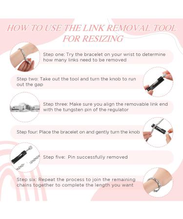 Magnetic Hard Band for Women | Titanstahl Magnetic Bracelet with Distance Tool & Crystal | Adjustable Silver Bangle | Perfect Birthday & Anniversary Gift - Buy Online on GoSupps.com