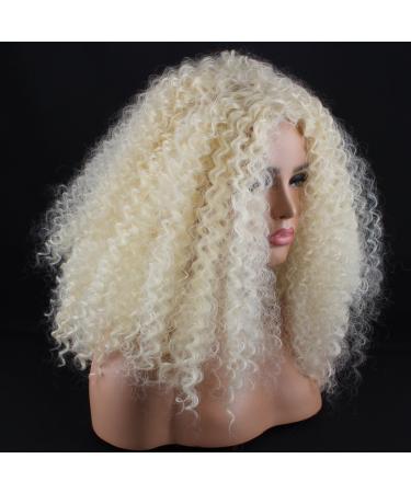 Riyang Women's Afro Kinky Curl Wig - Long Heat Resistant 24" Blonde - Shop Internationally - Buy Online on GoSupps.com