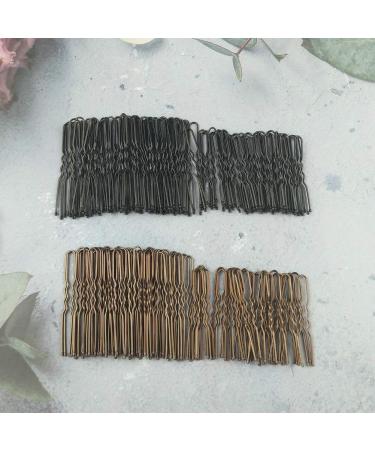 200Pcs 6cm U Shaped Hair Pins with Storage Box - Black (Brown and Black U Pins) - Buy Online on GoSupps.com