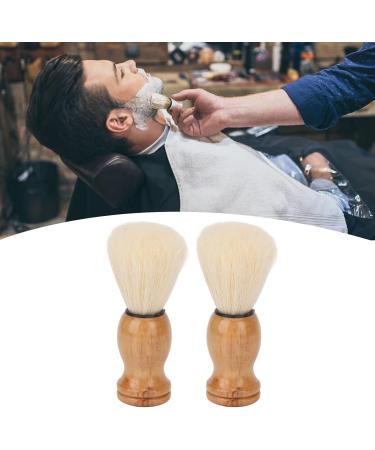 WNVIVI Mini 2-Part Shaving Brush for Men - Soft Wooden Handle Perfect for Home & Travel - Buy Online on GoSupps.com