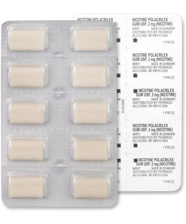 GoodSense Nicotine Polacrilex 2 mg Mint Flavor Gum - 110 Count Stop Smoking Aid - Buy Online on GoSupps.com